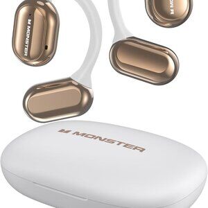 Monster Open Free AC100 Open Ear Bluetooth 5.3 Headphones, Wireless Earbuds